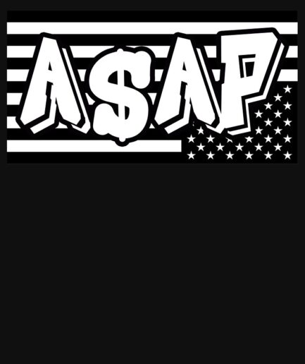 ASAP Rocky American Pullover Hoodie Logo