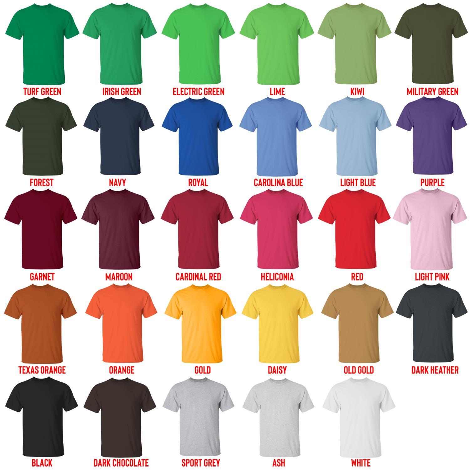 t shirt color chart - ASAP Rocky Merch