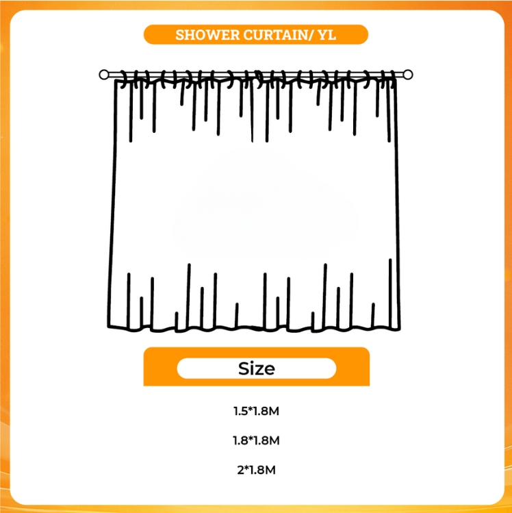 3D shower curtain - ASAP Rocky Merch
