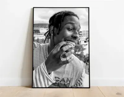 ASAP Rocky Vibrant Wall Art
