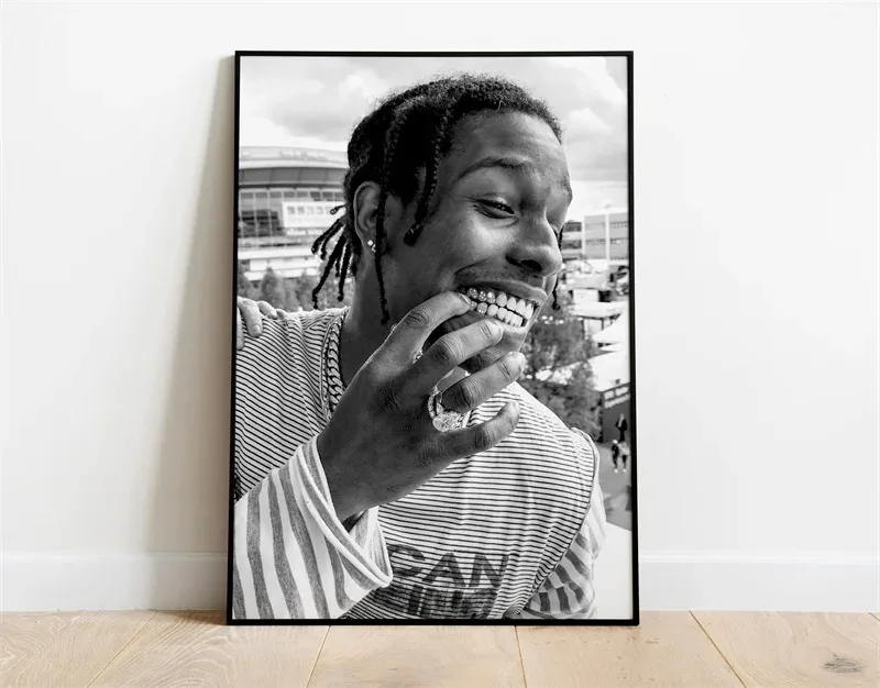 ASAP Rocky Vibrant Wall Art