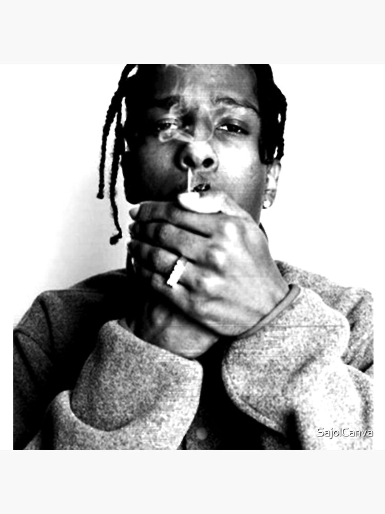 Asap Rocky Smoke Throw Pillow - Image 2