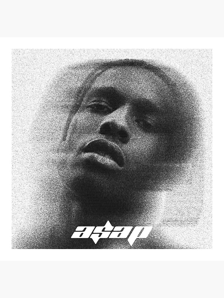 Rapper Asap Rocky Throw Pillow - Image 2