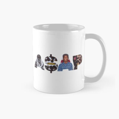 Asap Rocky Album Typography Collage Cutout Design Mug