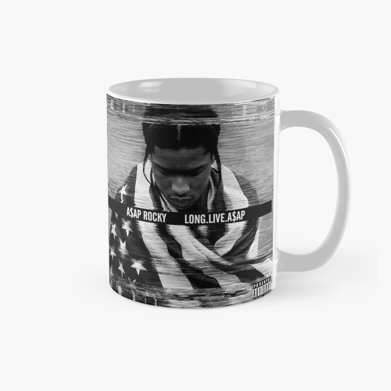 Long Asap Live With Flag Mug