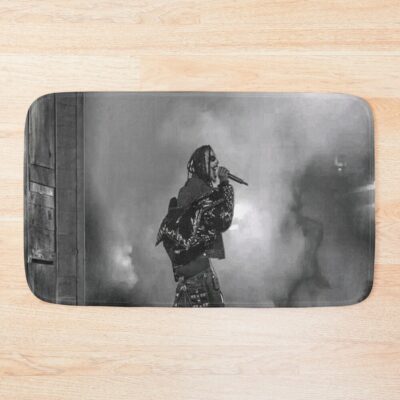 Playboi Carti Black And White Bath Mat