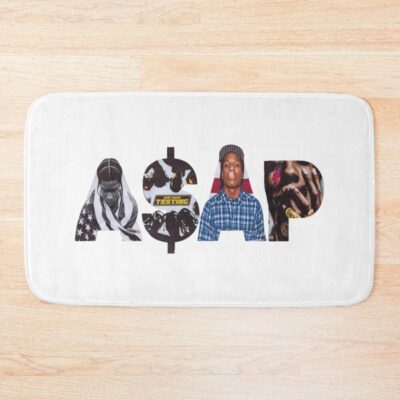 Asap Rocky Album Typography Bath Mat
