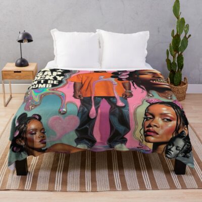 Don't Be Dumb Album Throw Blanket