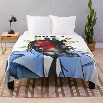Asap Rocky Dont Be Dumb Throw Blanket