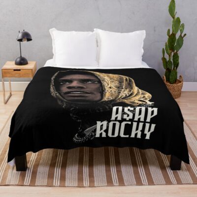 Design Asap Rocky Headscarf Throw Blanket
