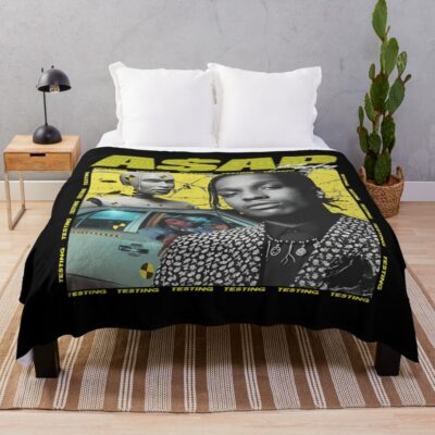Asap Rocky Testing Throw Blanket