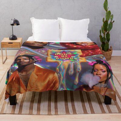Don T Be Dumb A Ap Throw Blanket