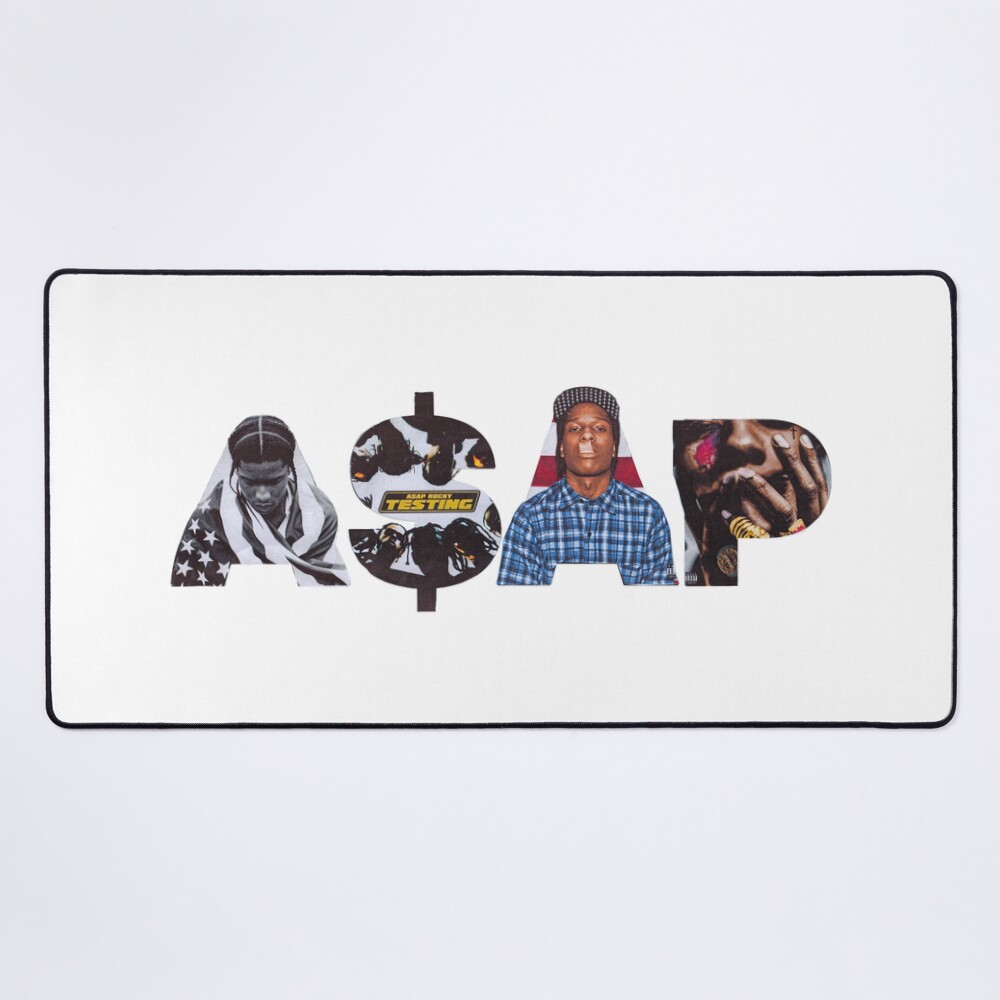 Asap Rocky Album Typography Mouse Pad