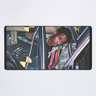 Asap Rocky On Car Mouse Pad