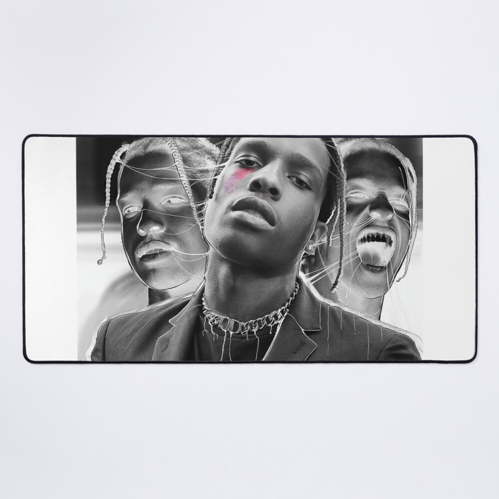 Cool Rocky Rapper Mouse Pad