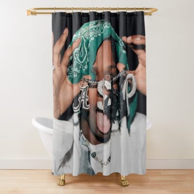Cool Asap Portrait Shower Curtain