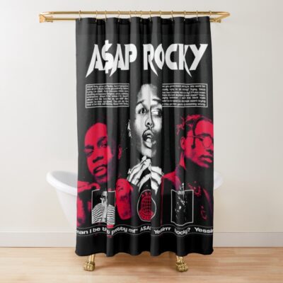 Asap Rocky Poster Art Shower Curtain