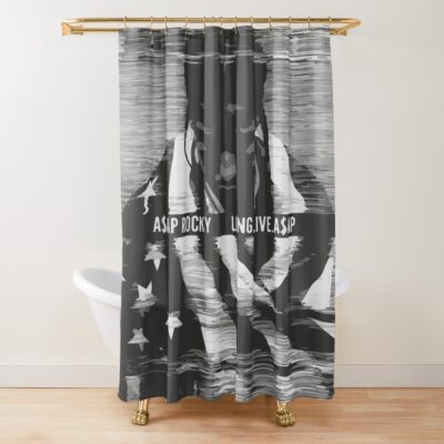 Long Live Asap Asap Rocky Illustration Shower Curtain