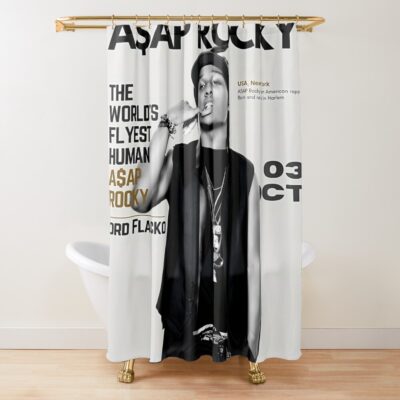 Asap Rocky Poster Shower Curtain