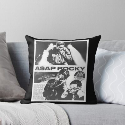 Asap Rocky Art Throw Pillow